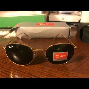 Ray-Ban round metal glasses